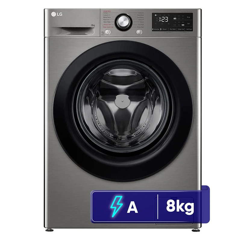 ماشین لباسشویی 8 کیلوگرم اتوماتیک ال جی مدل F4R3TYG6P ماشین لباسشویی ال جی مدل F4R3TYG6P