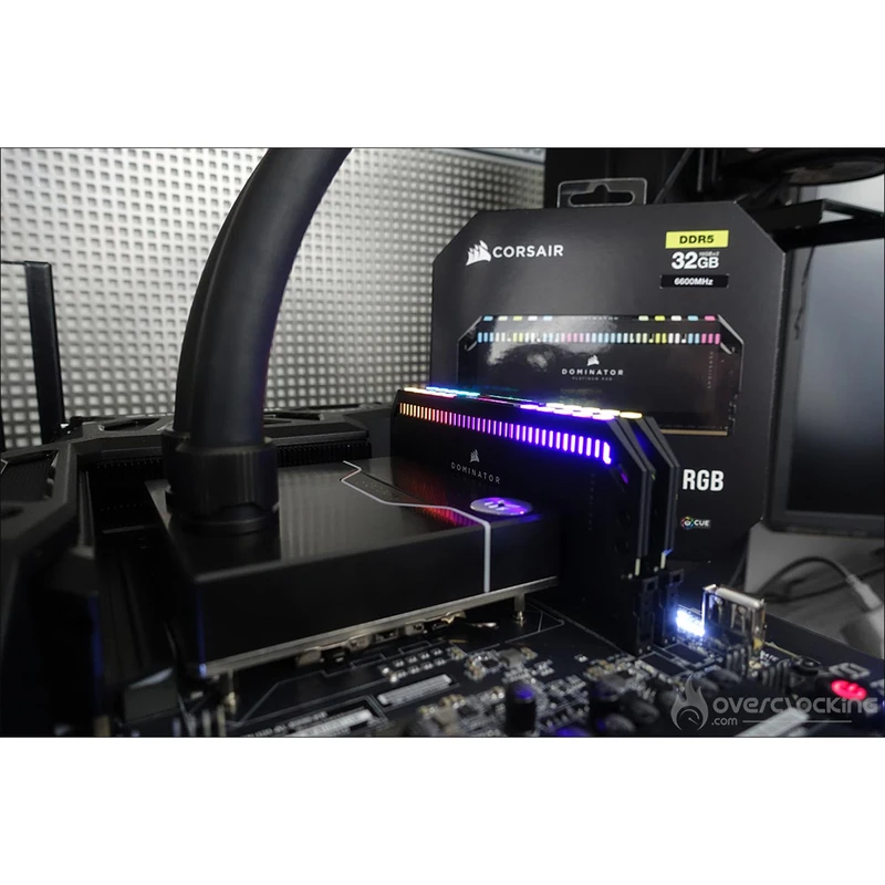 رم DDR5 کورسیر Dominator Platinum RGB 64GB 6600 CL32 رم کورسیر مدل DDR5 Dominator Platinum RGB ظرفیت 64 گیگابایت فرکانس 6600