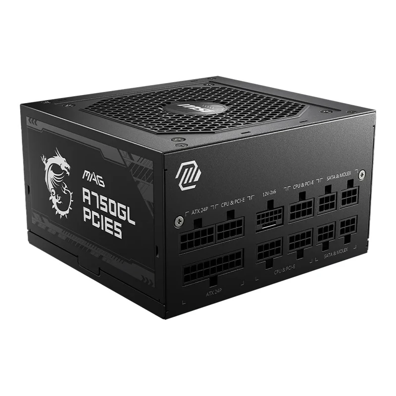 منبع تغذیه کامپیوتر ام اس آی مدل MSI MAG A750GL منبع تغذیه کامپیوتر ام اس آی مدل MSI MAG A750GL