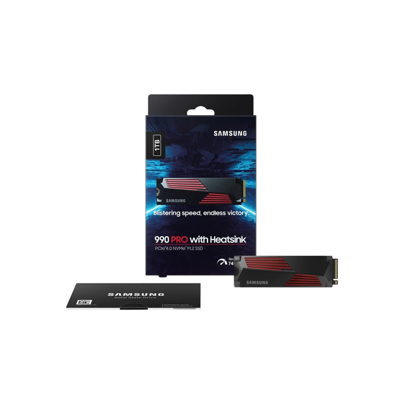 اس اس دی اینترنال PCIe Gen4 x4 سامسونگ مدل SSD SAMSUNG 990 PRO Heatsink 1TB M.2 ظرفیت 1 ترابایت اس اس دی اینترنال PCIe Gen4 سامسونگ مدل SAMSUNG 990 PRO Heatsink 1TB