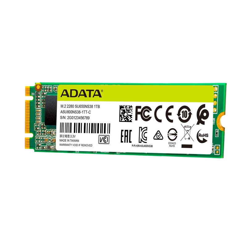 اس اس دی اینترنال ای دیتا مدل SU650 M.2 SATA 2280 ظرفیت 256 گیگابایت اس اس دی اینترنال ای دیتا مدل SU650 M.2 SATA 2280 ظرفیت 256 گیگابایت