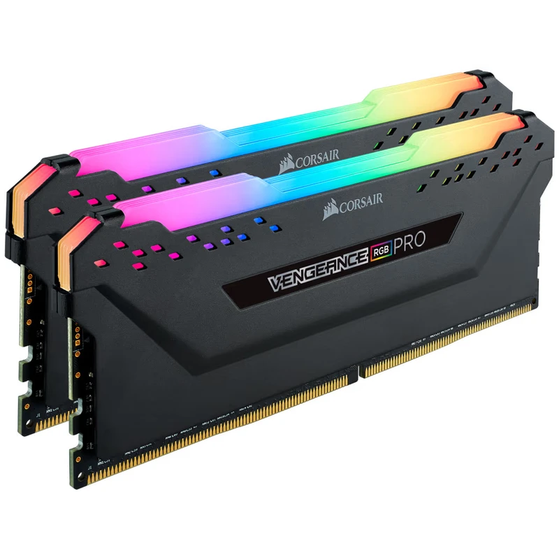 رم DDR4 کورسیر VENGEANCE RGB PRO 32GB 3200 CL16 رم کورسیر مدل DDR4 VENGEANCE RGB PRO ظرفیت 32 گیگابایت فرکانس 3200