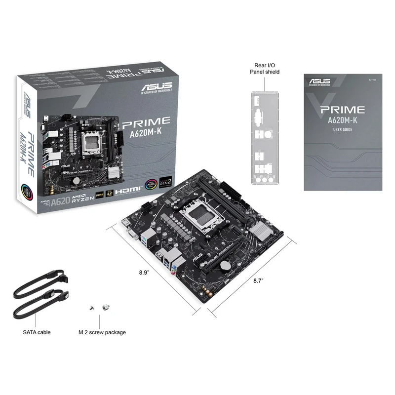 مادربرد ایسوس مدل ASUS PRIME A620M-K مادربرد ایسوس مدل ASUS PRIME A620M-K