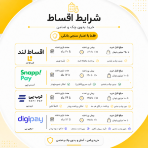 شرایط اقساط
