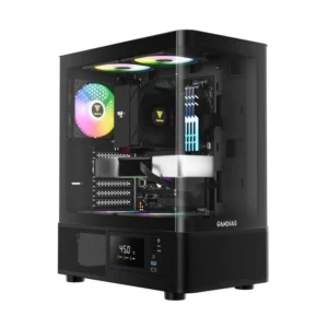 کیس گیمینگ GAMDIAS ATLAS E2 CG BK
