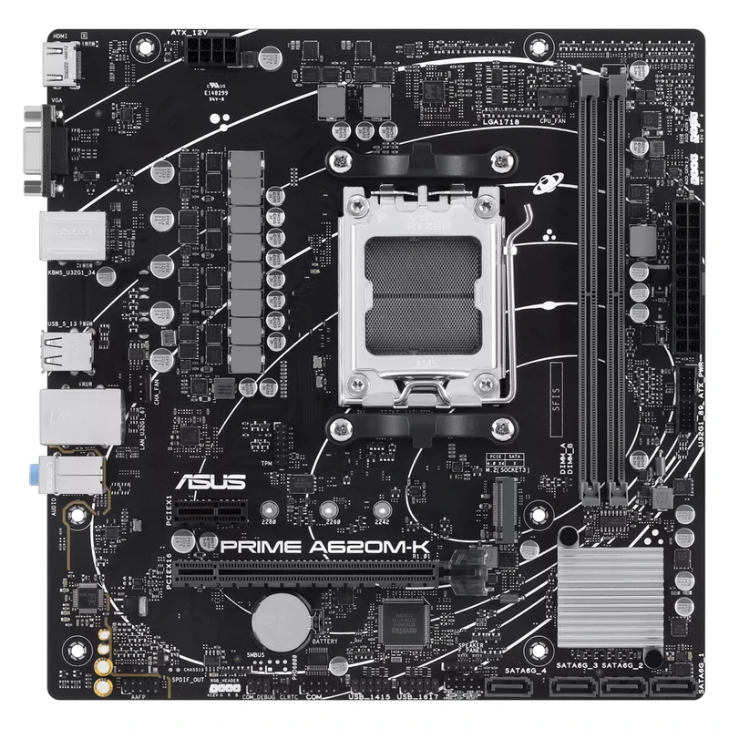 مادربرد ایسوس مدل ASUS PRIME A620M-K ASUS PRIME A620M-K