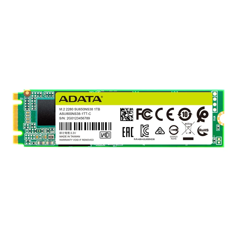 اس اس دی اینترنال ای دیتا مدل SU650 M.2 SATA 2280 ظرفیت 256 گیگابایت اس اس دی اینترنال ای دیتا مدل SU650 M.2 SATA 2280 ظرفیت 256 گیگابایت